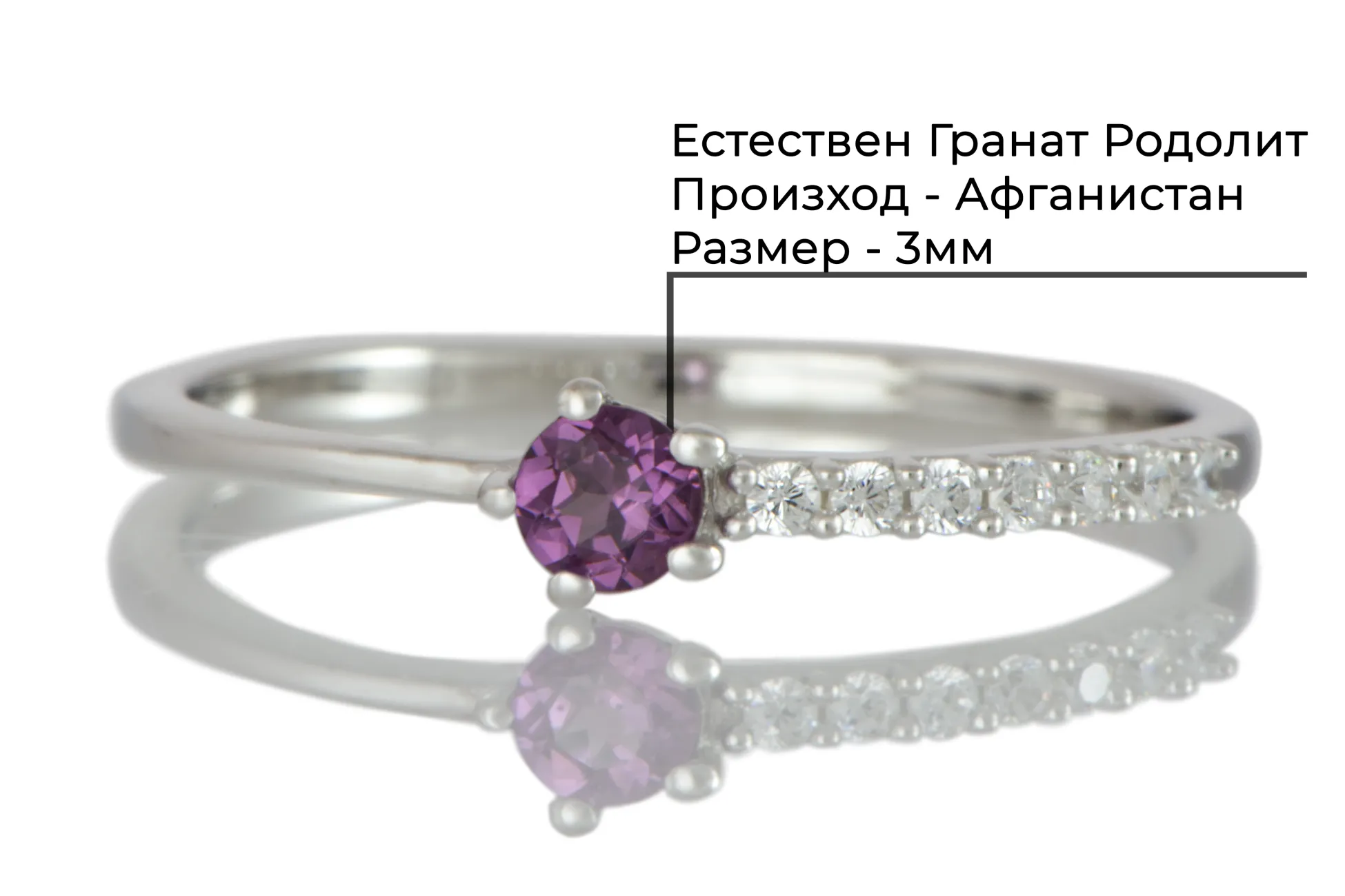Пръстен с Гранат