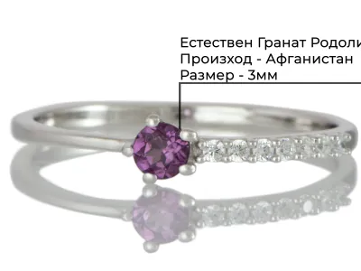 Пръстен с Гранат