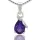 Сребърна висулка с Аметист